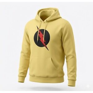 Justice League Reverse Flash Unisex Yellow Lightweight One Pocket Hoodie